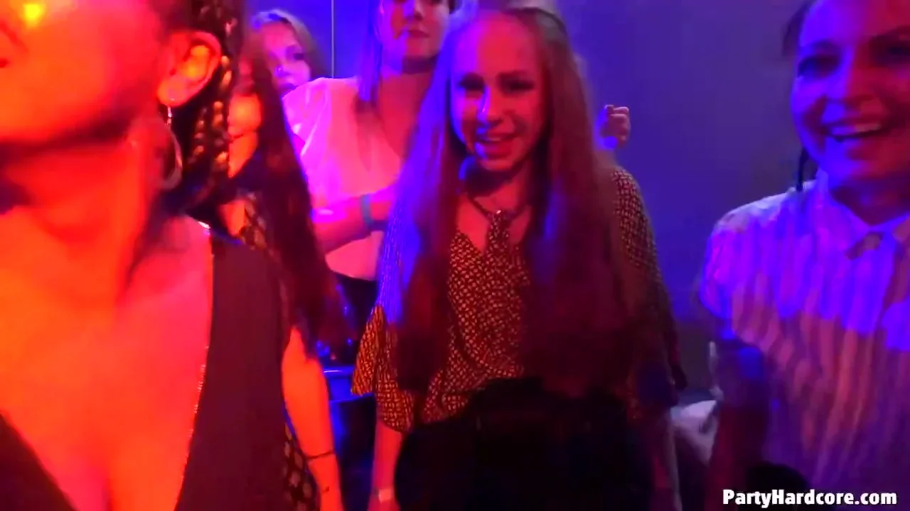 Slutty girls are using an opportunity to get fucked during a private party, until they cum