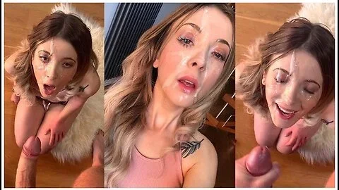 Huge Facial On Cute British Amateur - Jade Vow