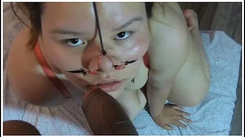 I Fuck Her Beautiful Face, I Cum Inside Her Nostrils And The Cum Comes Out Of Her Mouth