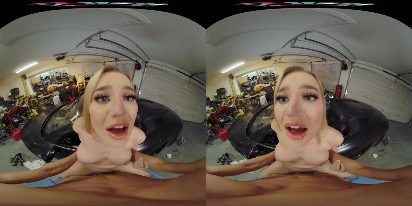 VRHUSH Road trip fun with busty blonde Blake Blossom