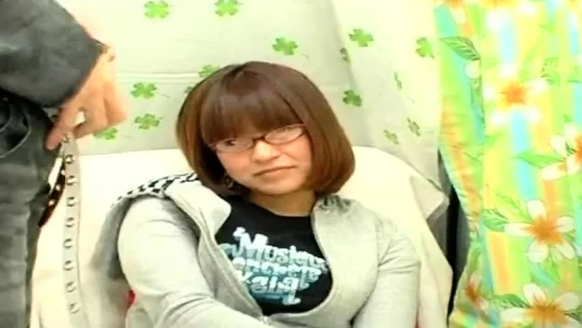 Subtitled CFNM Japanese prostate exam with handjob