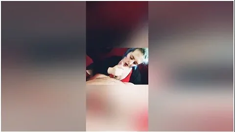 Jelissa Gets Lipstick All Over Cock, Sloppy Blowjob With Cumshot
