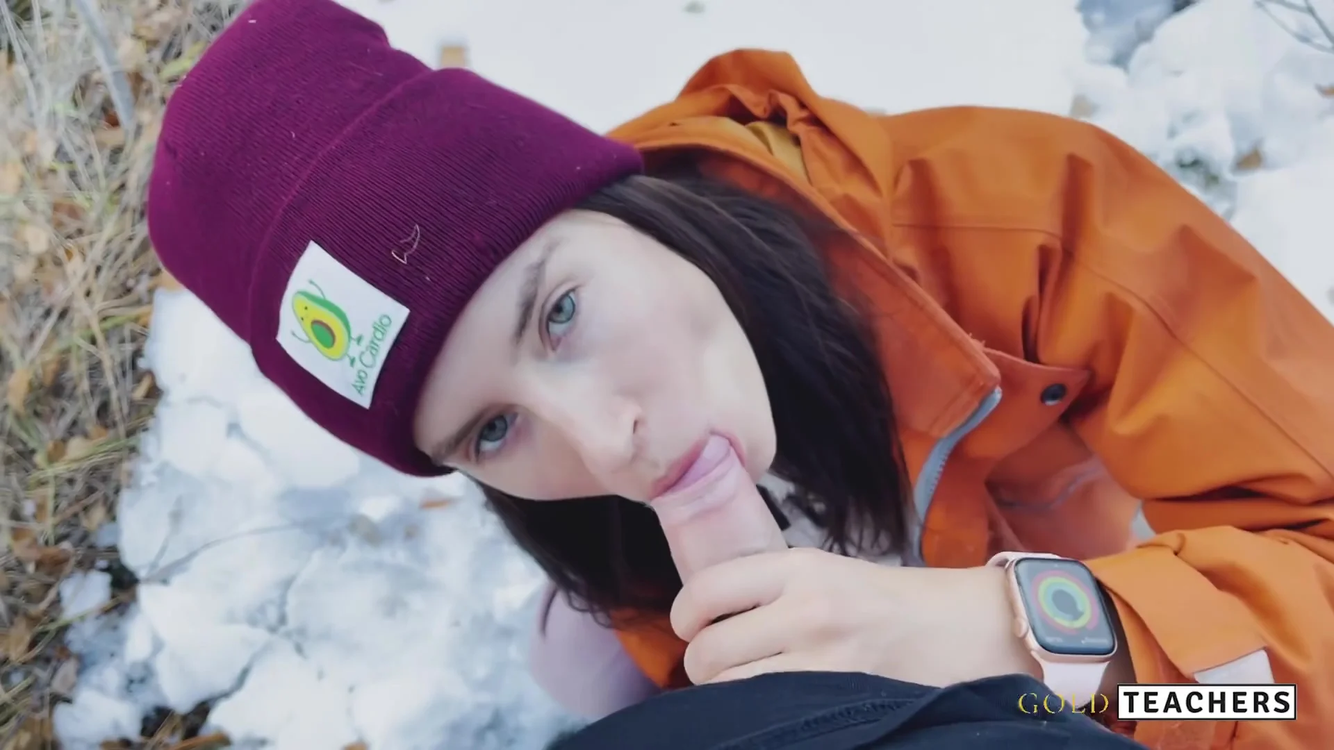Longtime Girlfriend Agreed To Give A Blowjob On Top Of A Mountain With A Breathtaking View