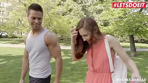 Sexy Russian Tourist Sucks And Fucks Horny Muscular Guy - Stacy Snake
