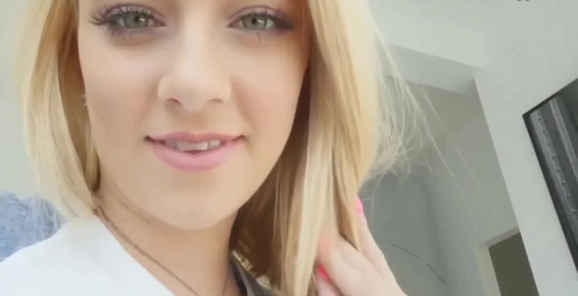 Riley Star - Hot blonde teens 18+ fight over my big cock. Cum on face