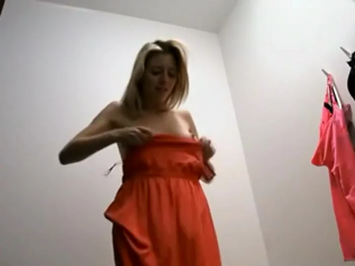 Smoking hot teen 18+ girl trying new clothes