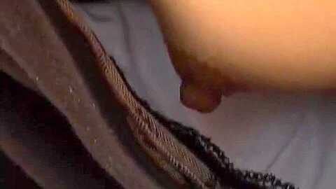 Delicious nipples caught on the voyeur cam in the downblouse clip