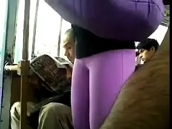 Camel Toe on the Bus