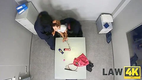 LAW4k. Security officer caught innocent teen woman and penetrated her in cell