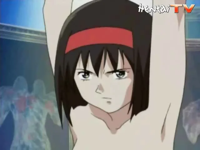 Chained hentai babe gets fucked in a cellar