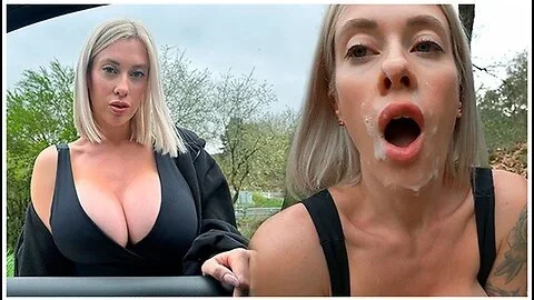 Big Tits Blonde Hitchhiker Wants Me To Cover Her Face With A Big Load Of Cum