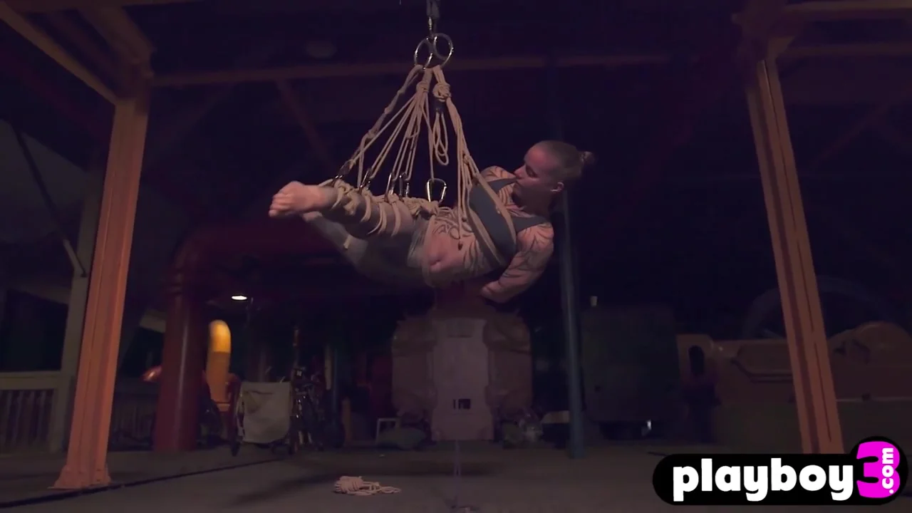 Sexy Blonde Milf Experienced Bondage Action For The Fir