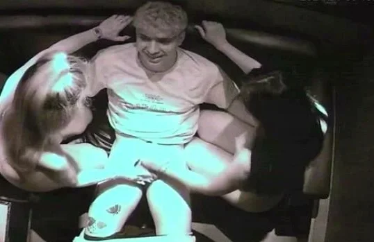 Two Strippers Double Handjob