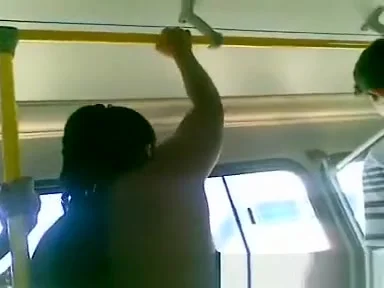 Woman in Bus