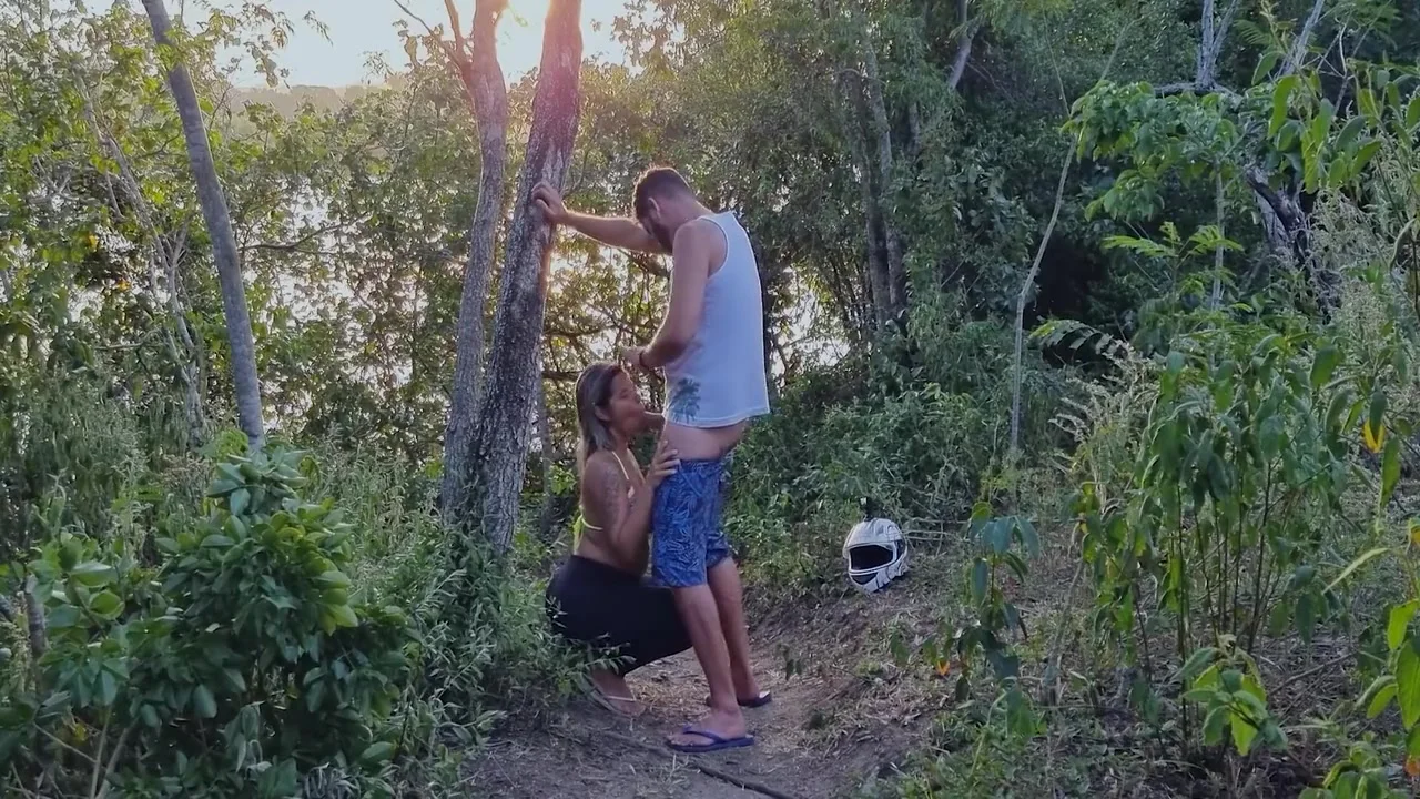 I Took My Step sister-in-laws Pregnant Step daughter For A Walk In The Woods!