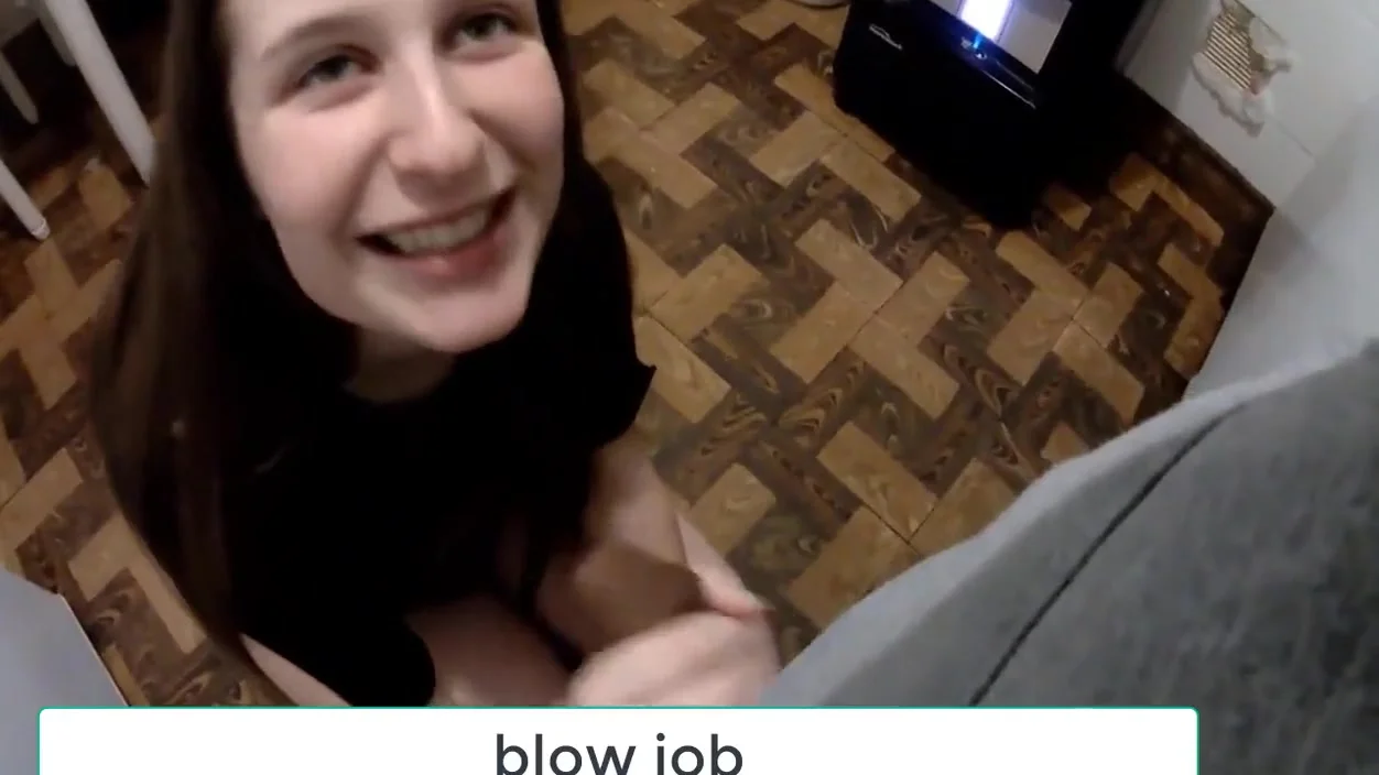 Blowjob In The Kitchen And Living Room