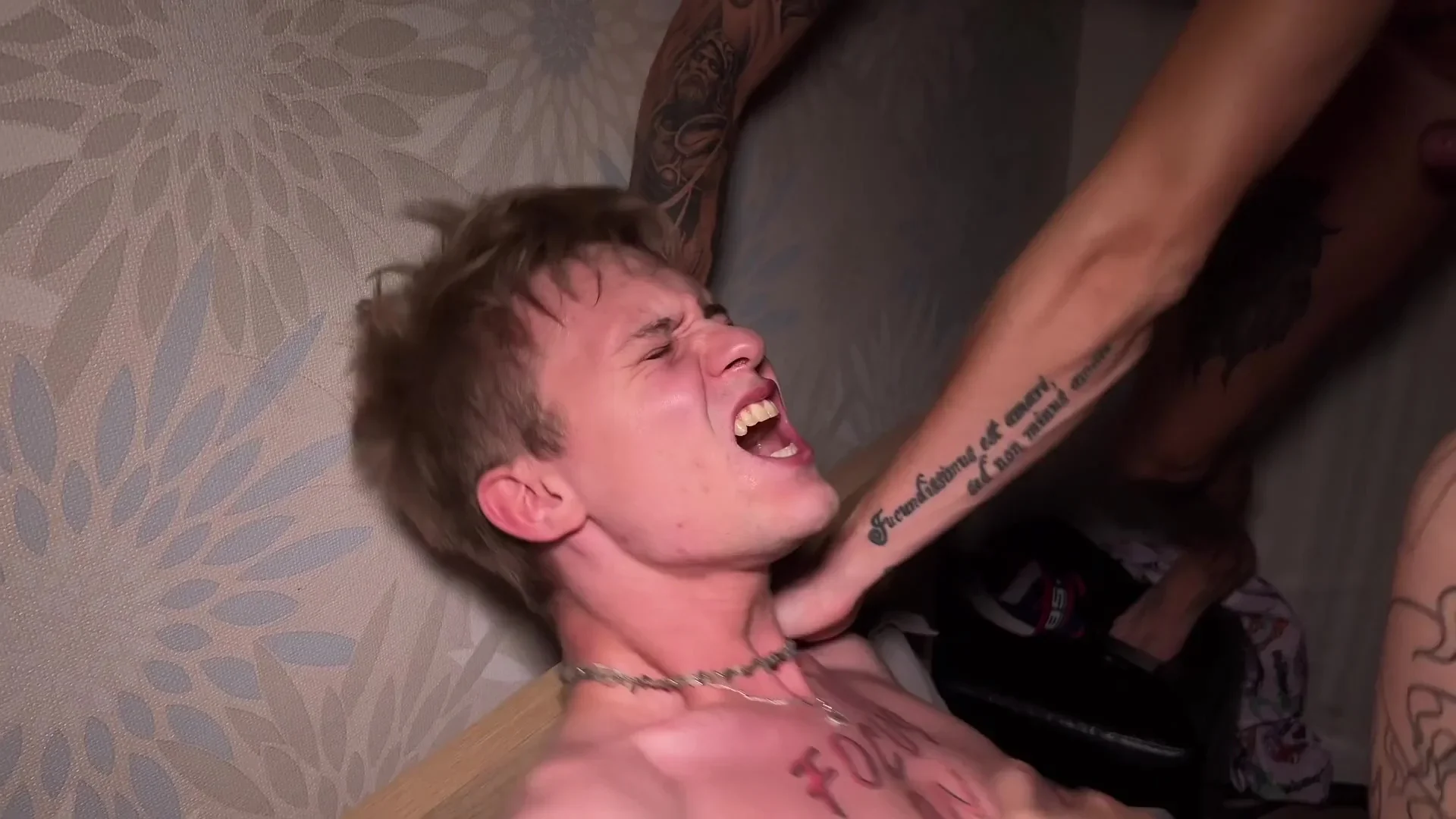 Tattoo Twink Gets Fucked Hard And Rough By Stepdaddy And Buddies After Club With Ethan Lestray, Oliver Strelly And Verified Amateurs