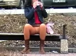 Hungarian beautiful amateur fucking pov in public