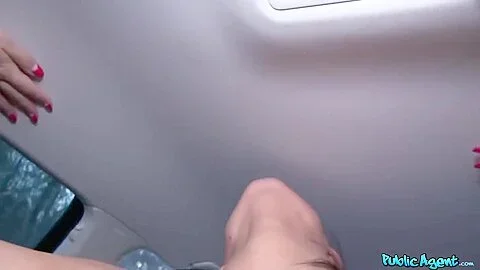 Big Naturals In Perverted Brunette With Gets Fucked In The Car