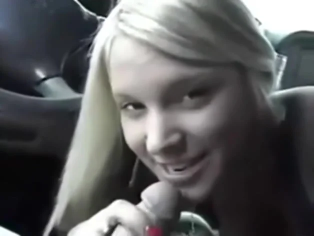 in car blowjob fun