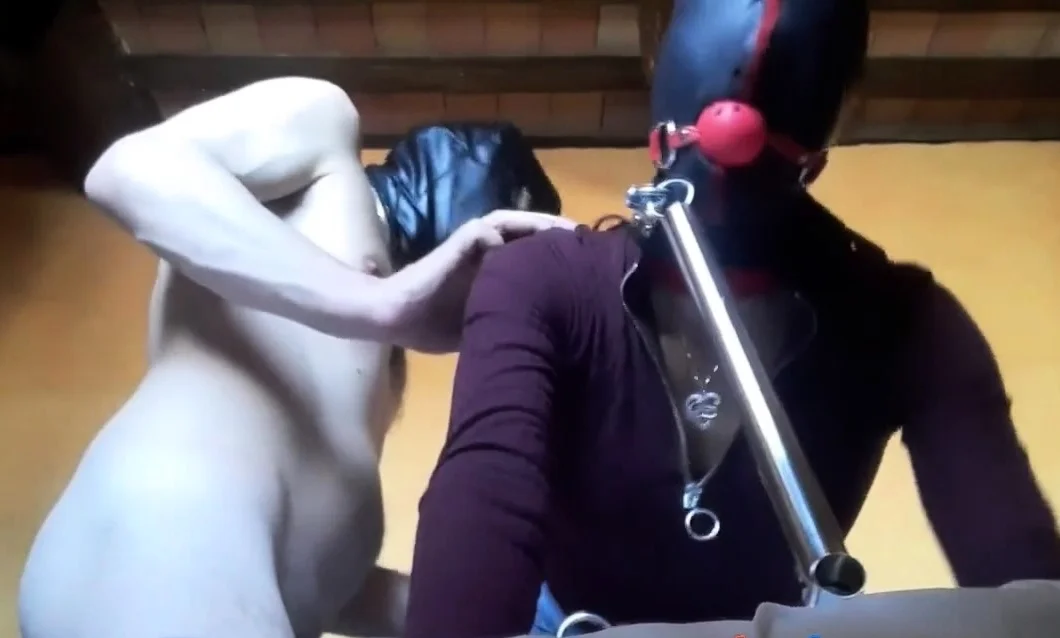 Blindfolded MILF Deepthroats a Big Cock While Bound