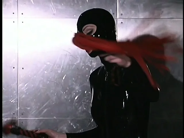 As if tight latex isn't enough, helpless slavegirl gets tied up