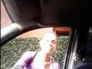 Stranger gets in the car to give him a handjob