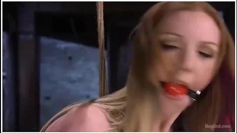 Brand New Red Head In Bondage, Suffering, And Made To Cum - Teaser Video