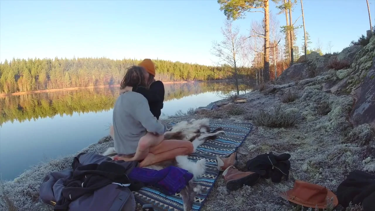 Sex On A Reindeer Skin Next To A Forest Lake