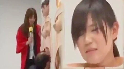 Japanese family gameshow Step Father and daughter cum inside mouth