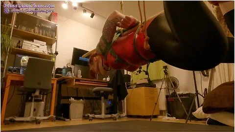 Verified Amateurs - Pov Pussy Spanking Suspended On Bamboo - Bastinado & More