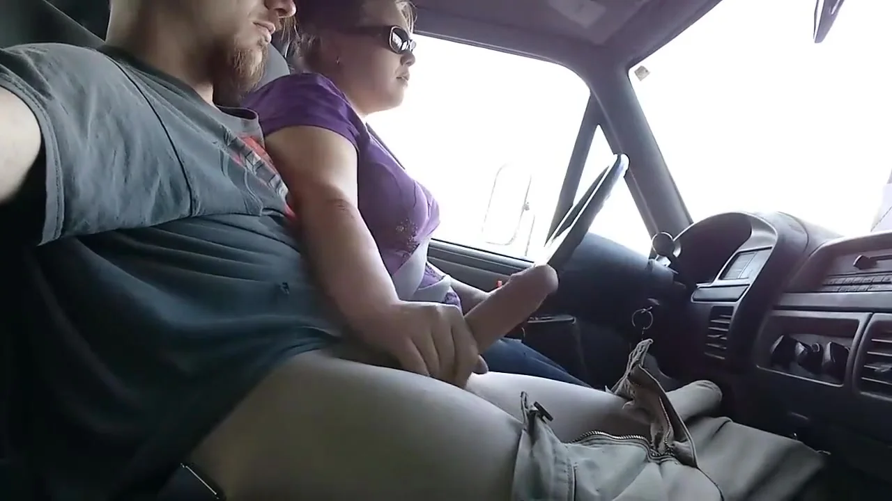 On the road handjob