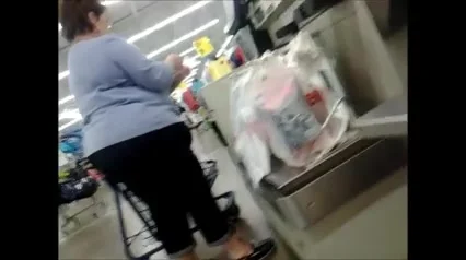 Short Round Mature BBW at Checkout