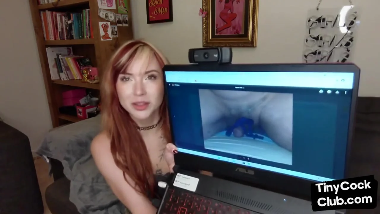 SPH solo tattooed babe talks dirty and humiliates smallcocks