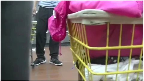 Helena Price - College Campus Laundry Flashing While Washing My Clothing!