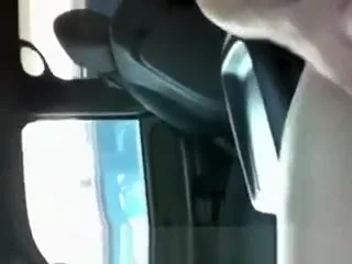Guy masturbates in car