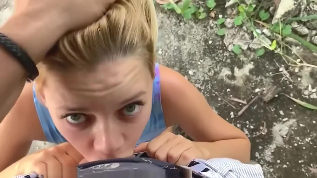 Hidden Stranger Catches a Pissing teen 18+ on a Campsite -CREAMPIE FACE C