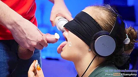 New Game Of Taste V 4k 60fps! Blindfold And A Very Tasty Surprise- Xsanyany