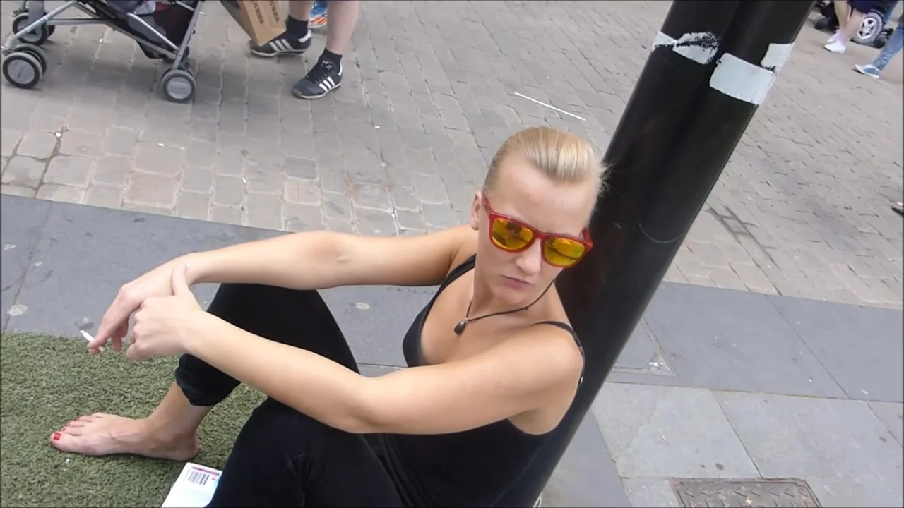Spying On A Sexy Blonde Girls Tits