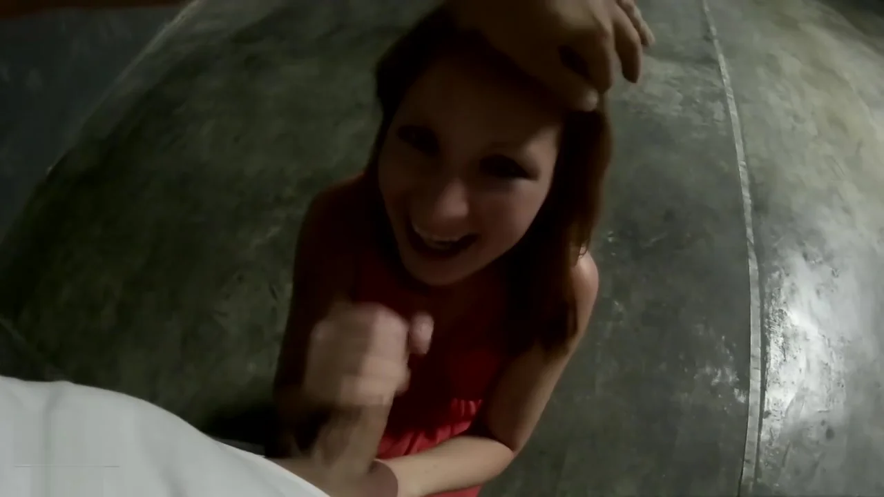 POV Russian Redhead teen 18+ Risky Fuck in Public Car Park