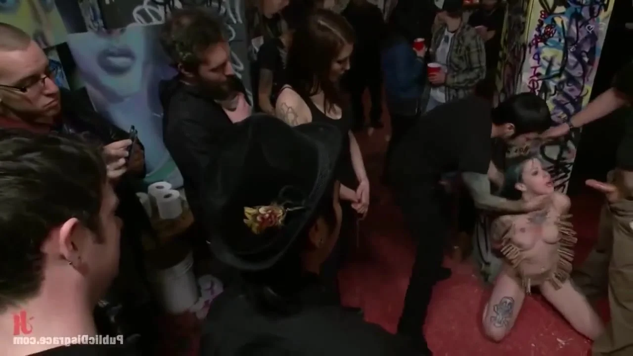 Krysta Kaos In Nasty Tattoo Whore Bdsm Public Gangbang