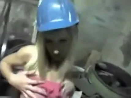 Sexy Slutty Blonde fucks at work