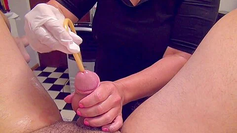 Deep fisting catheter double fisting doctor nurse toy