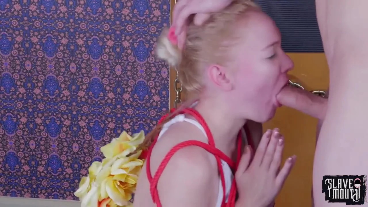 Anneliese Snow sucking on big cock
