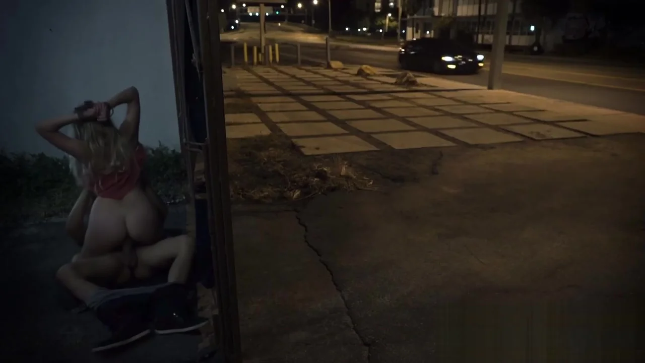 Blonde Naughty teen 18+ Lilly Roughly Banged In Public