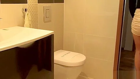 Panty pissing on the street