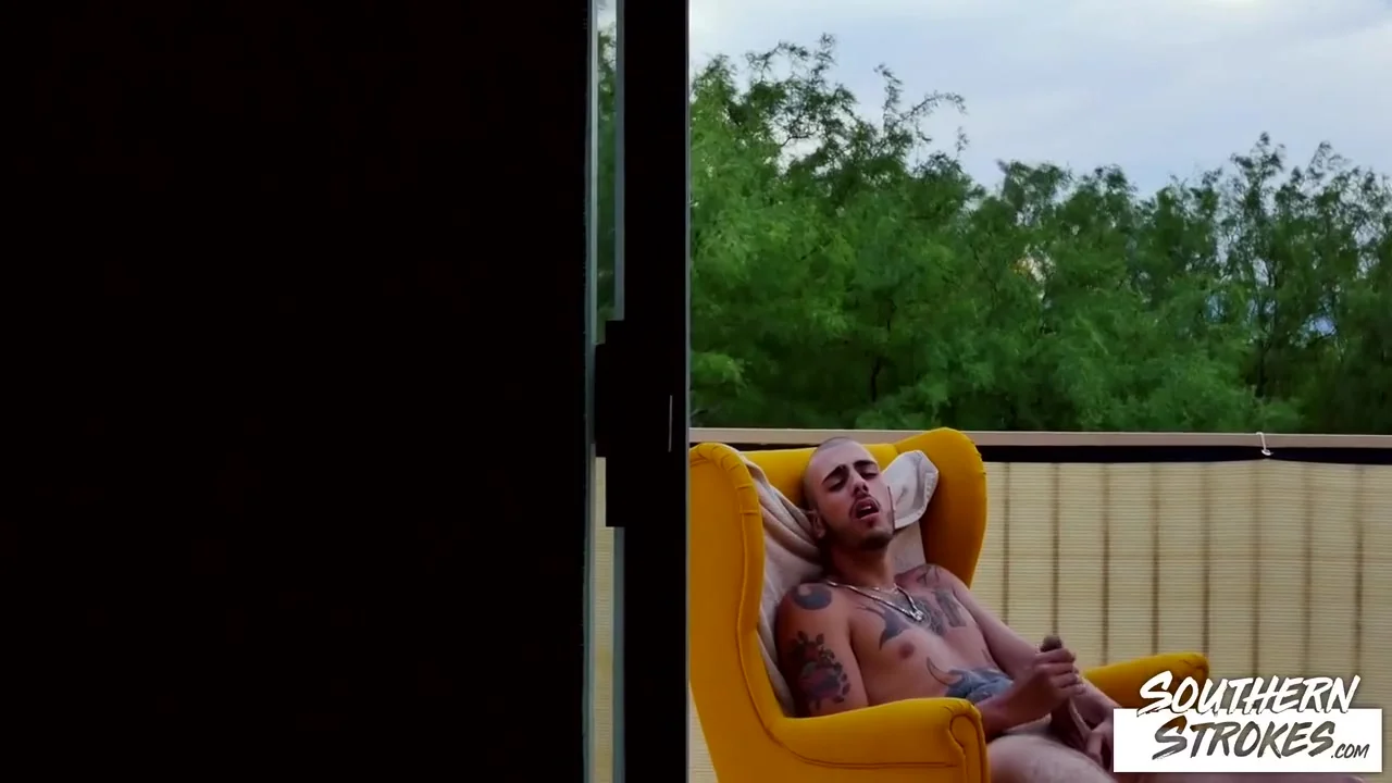 Tattooed Jock Masturbates Solo - Ari Nucci