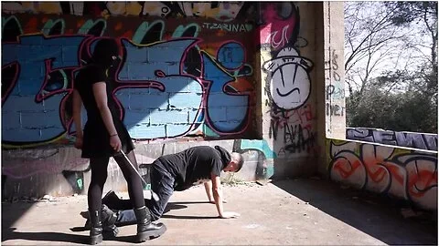 Aesthetic Teen 18+ Trample, Kick, Slap And Spits Her Slave With Verified Amateurs