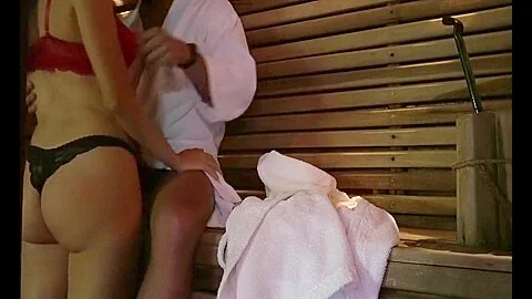I Fuck A Stranger In The Sauna On Valentines Day Accidental Creampie
