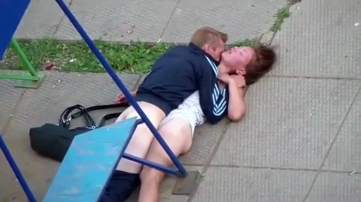 couple fuck on the playground
